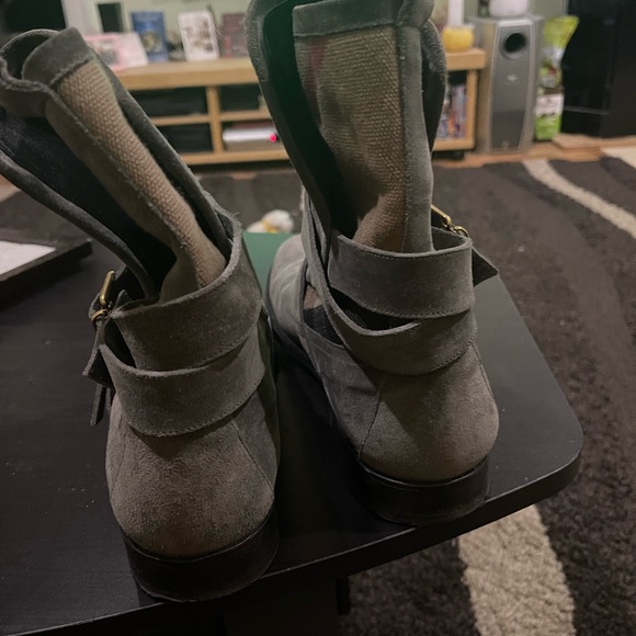 Authentic Burberry Worcester Belt Suede Boots - Picture 13 of 14